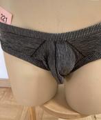 Grijze here jockstrap/ slip, Verzenden, Grijs, Slip