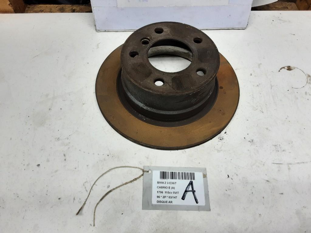 FREIN DISQUE ARRIÈRE BMW Z3 Roadster (E36 / 7), Mevr. I. Hauben, Utilisé, BMW, Rue de l'Espoir 34 34
4030  GRIVEGNÉE, BE