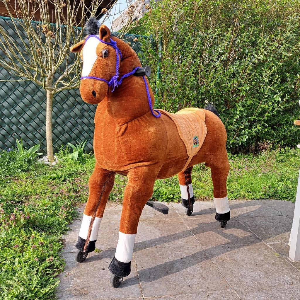 Paard Amadeus bruin XL Animal riding, Ophalen