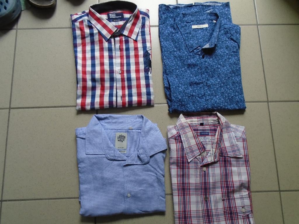 hemden xl, Ophalen of Verzenden, Gedragen, Overige kleuren, Halswijdte 43/44 (XL)