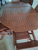 Table et chaises jardin, Enlèvement