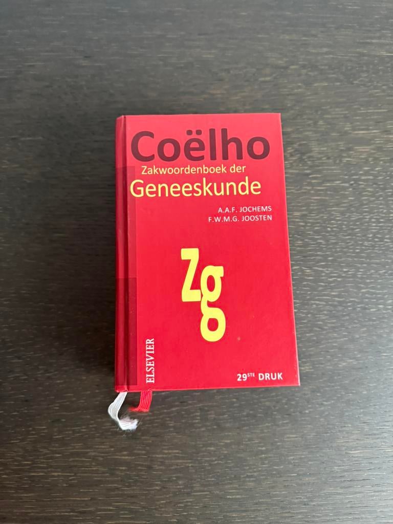 Coëlho - Zakwoordenboek der geneeskunde, Livres, Dictionnaires, Enlèvement, Comme neuf