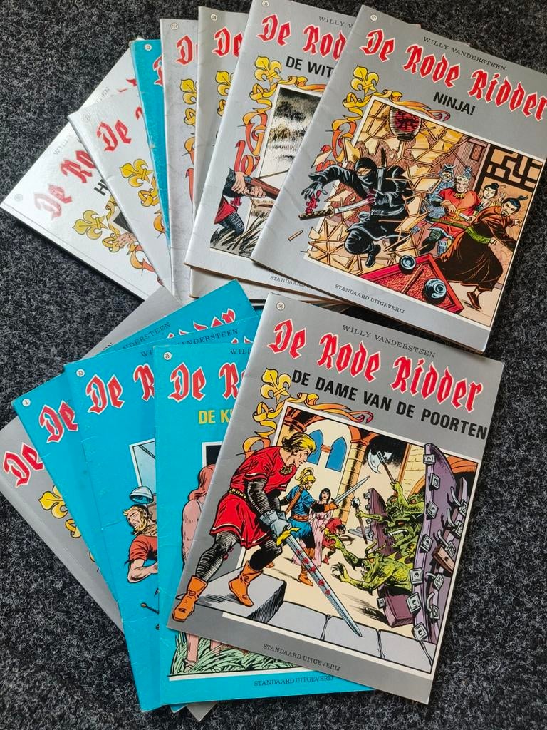 12 strips De Rode Ridder, Ophalen of Verzenden, Gelezen