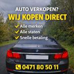 Aankoop alle wagens, Auto's, Particulier, Te koop
