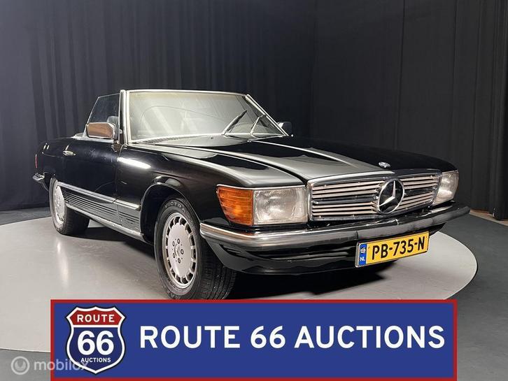 Mercedes-Benz 380 SL | 1982 | Route 66 Auctions, Auto's, Oldtimers, Bedrijf, Te koop, Mercedes-Benz, Benzine, Overige carrosserie