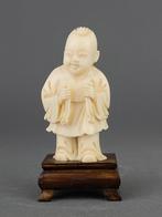 Antieke zeldzaam ivoren Budai-kind- Met CITE certificaat, Ophalen of Verzenden