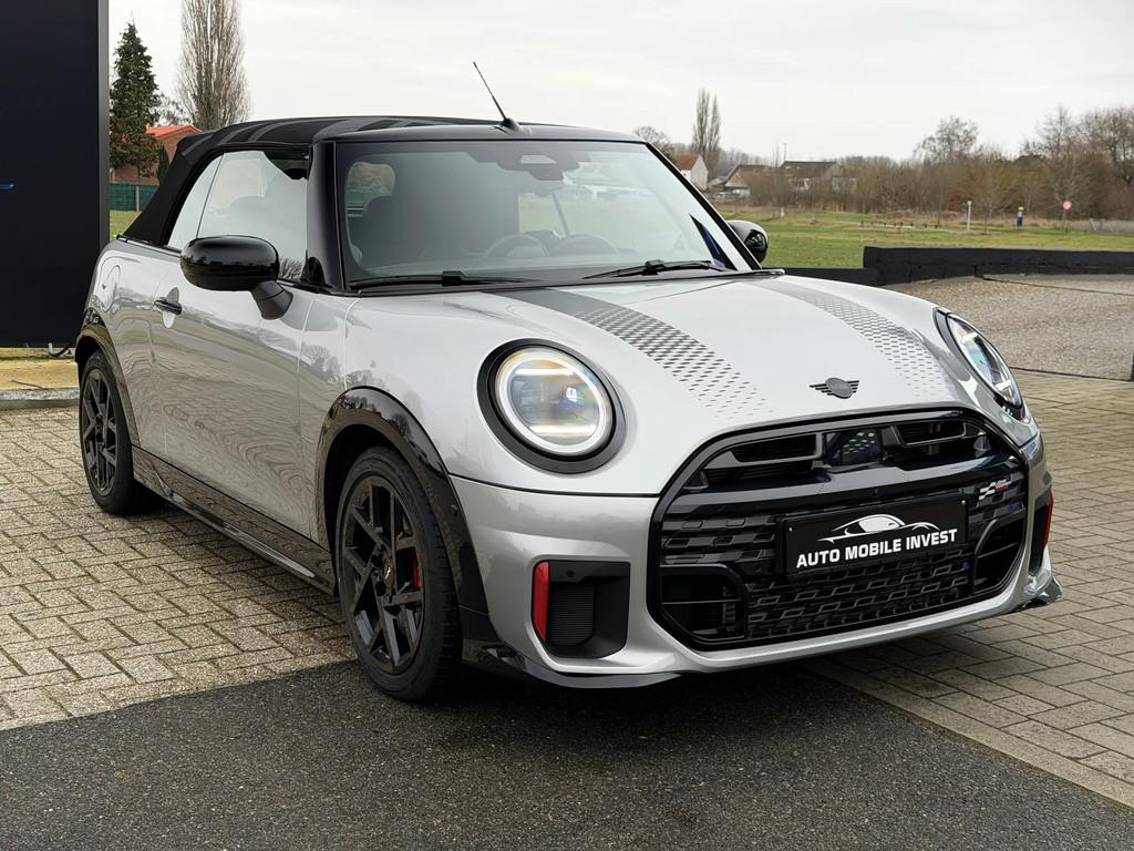 MINI John Cooper Works Cabrio 2.0A John Cooper Works XL PACK, Auto's, Gebruikt, Zwart, 4 cilinders, Cabriolet