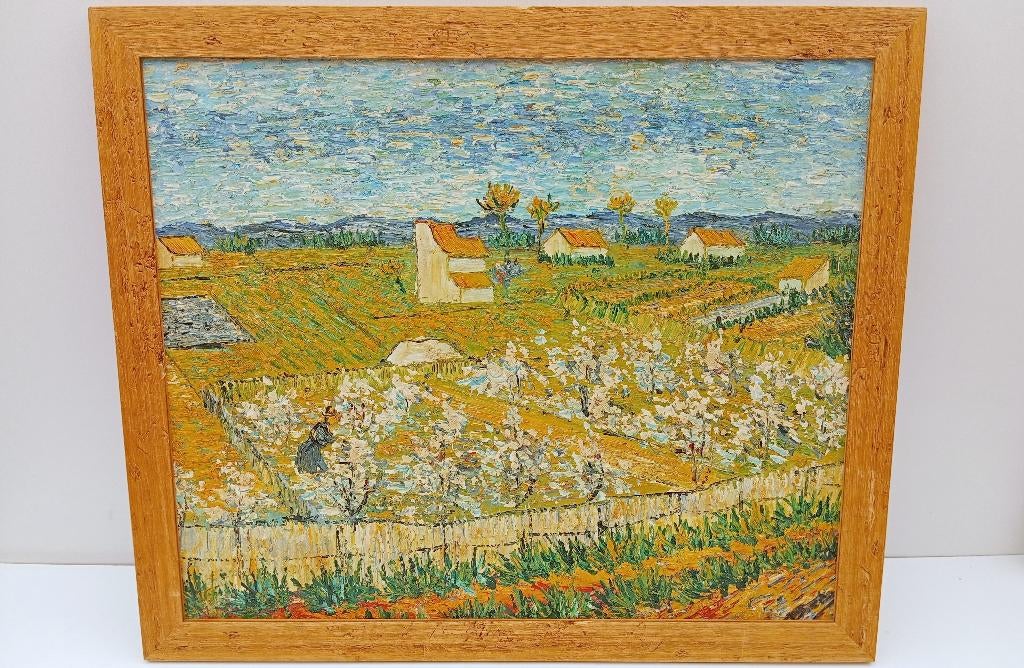 schilderij naar VINCENT VAN GOGH, Antiek en Kunst, Kunst | Schilderijen | Klassiek, Ophalen of Verzenden