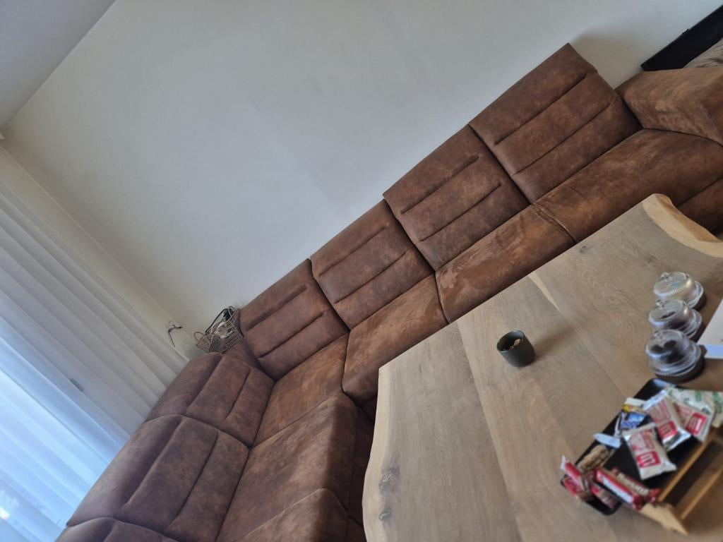 Fauteuil divan couleur tabac, Maison & Meubles, Enlèvement