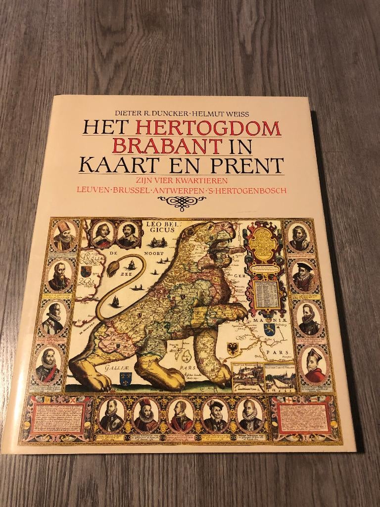 réserver le duché de Brabant en carte et en impression, Enlèvement ou Envoi