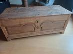 HEEL OUDE MASSIEVE EIKEN KOFFER, Huis en Inrichting, Woonaccessoires | Kisten, Ophalen