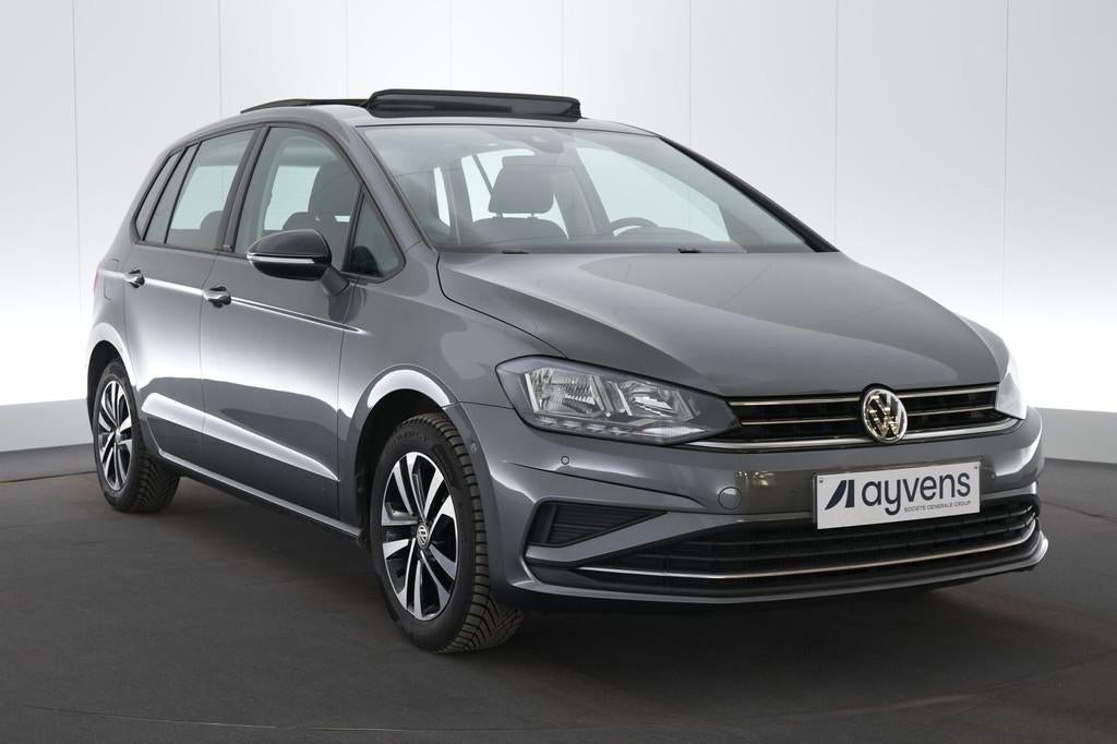 (1YEN302) VOLKSWAGEN GOLF SPORTSVAN - 2018, Argent ou Gris, Entreprise, Carnet d'entretien, 5 places