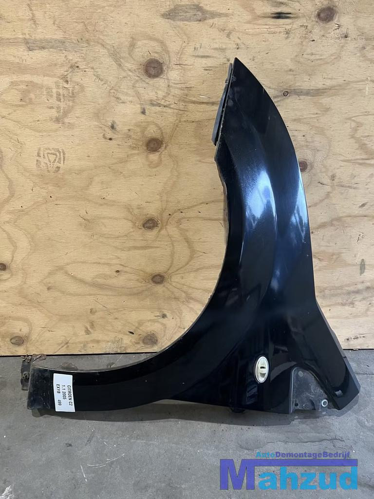 CITROEN C2 Zwart EXYB links voorscherm 2003-2010, Citroën, Stellantis N.V., Gauche, Utilisé
