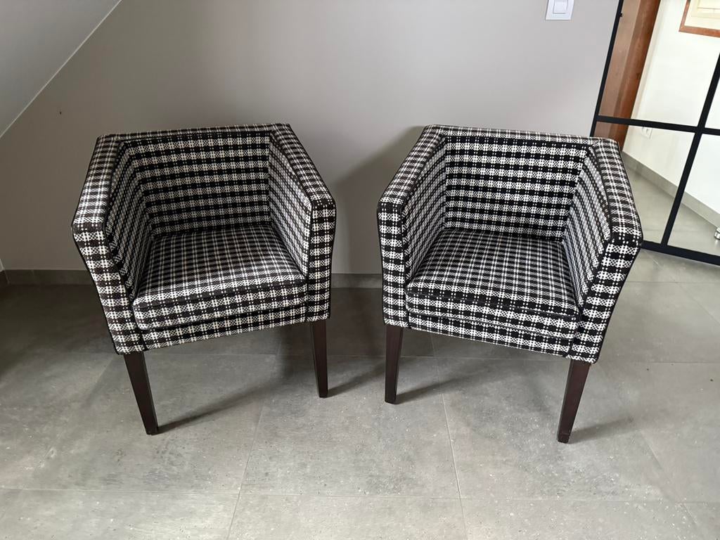 Stoel stof, Ophalen, Zo goed als nieuw, Wit, Stof