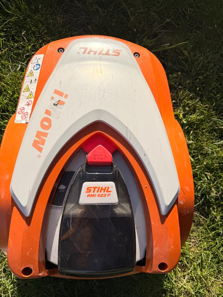 STIHL iMow RMI 422 P robotmaaier — Nieuwe batterij —, Ophalen, Gebruikt, Stihl, Met regensensor