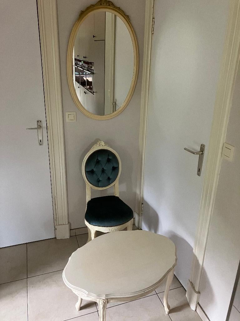 table et chaise en miroir, Enlèvement, Comme neuf