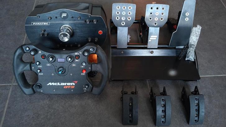 Volledige Fanatec SImracing kit, Computers en Software, Joysticks, Gebruikt, Ophalen