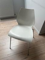 5 Witte stoelen, Maison & Meubles, Chaises, Synthétique, Enlèvement, Blanc, Cinq, Six Chaises ou plus