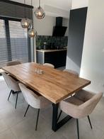 Eettafel + 6 stoelen te koop, Huis en Inrichting, Tafels | Eettafels, Ophalen, Zo goed als nieuw
