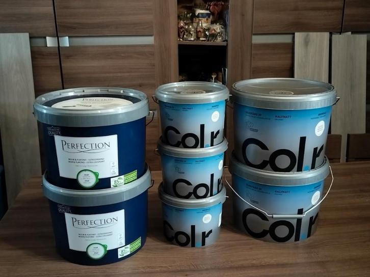 VERF, Doe-het-zelf en Bouw, Verf, Beits en Lak, Nieuw, Verf, 5 tot 10 liter, Wit, Ophalen