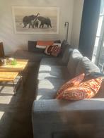 Coin salon complet gris, Enlèvement, Utilisé, Tissus