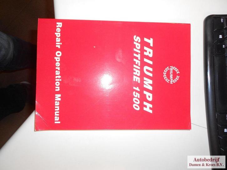 Triumph Spitfire 1500 Repair operation manual, Livres, Autos | Livres, Neuf, Enlèvement ou Envoi