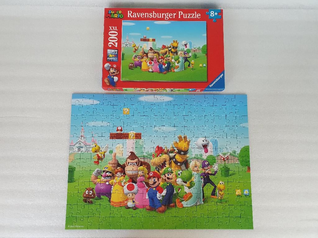 Puzzel Super Mario XXL 200 (Ravensburger, 2021), Ophalen of Verzenden, Gebruikt