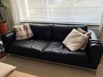 3-zit zwart leder, Enlèvement, Utilisé, Cuir