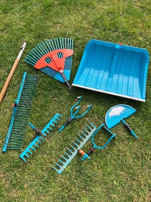 Gardena combi steel met 8 verschillende onderdelen, Tuin en Terras, Hand-tuingereedschap, Ophalen, Gebruikt, Cultivator, Gardena
