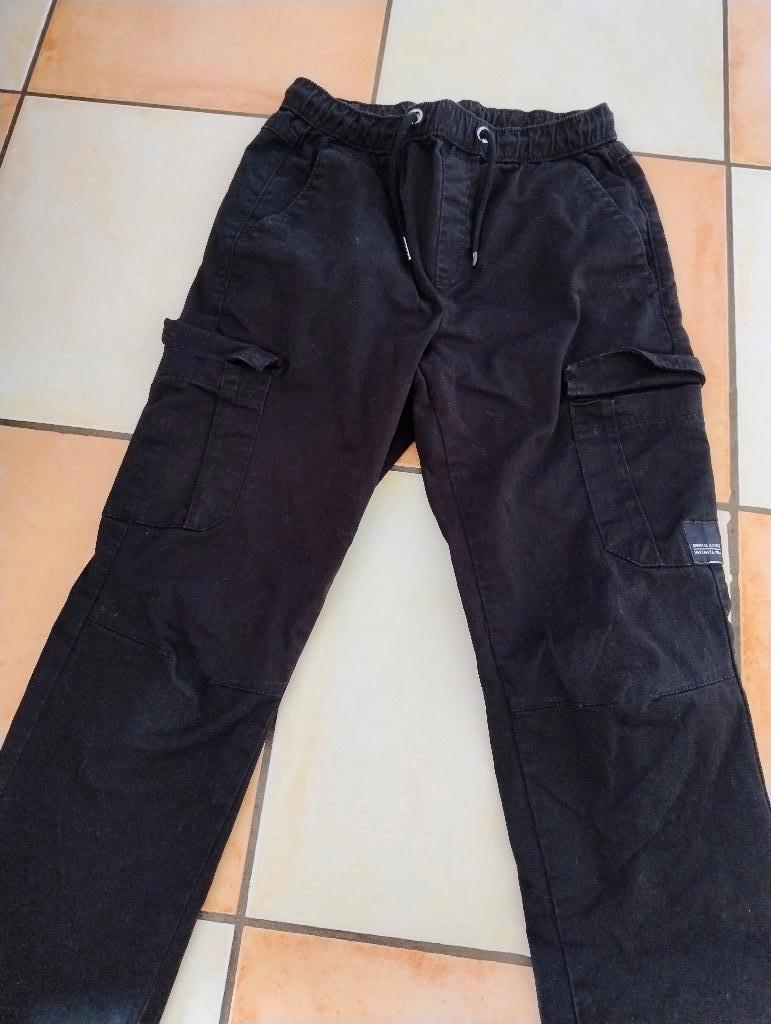 Pantalon noire cargo garçons 12 ans, Garçon, Enlèvement ou Envoi, Comme neuf, Pantalon