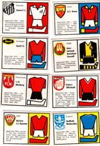 8 Chromos Duitse Bauer Weltfussball-sticker uit 1970, Verzenden, Gebruikt, Meerdere plaatjes