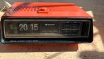 Sanyo vintage radio met flipclock - werkend!, Audio, Tv en Foto, Ophalen, Gebruikt