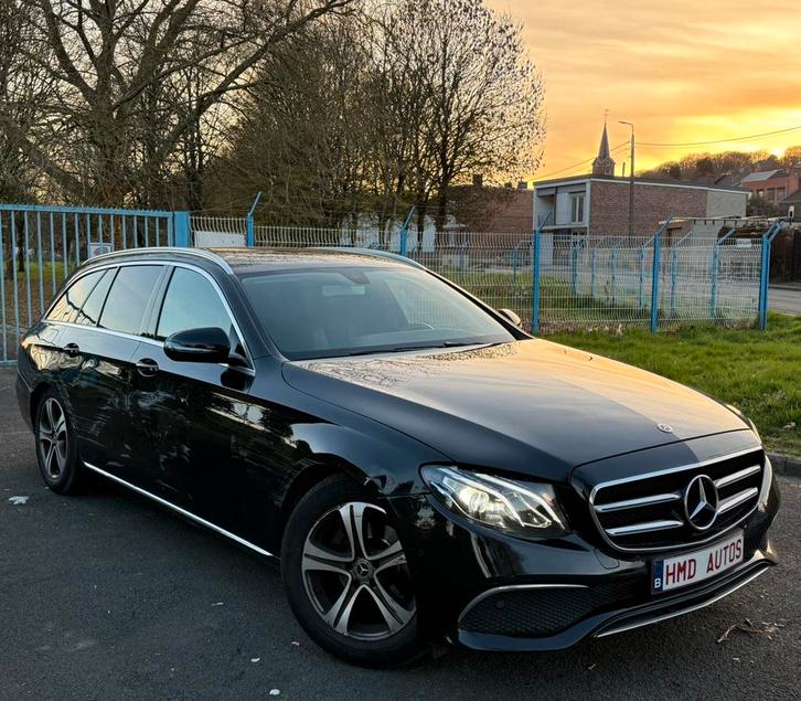 Mercedes E200D 2019, Autos, Mercedes-Benz, Particulier, Classe E, Caméra, Diesel, Euro 6, Break, Automatique, Argent ou Gris, Enlèvement