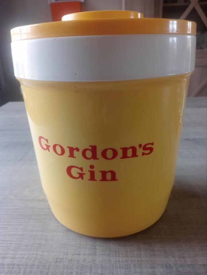 Gordon's Gin Vintage ijsemmer, Verzamelen, Merken en Reclamevoorwerpen, Zo goed als nieuw, Gebruiksvoorwerp, Ophalen of Verzenden