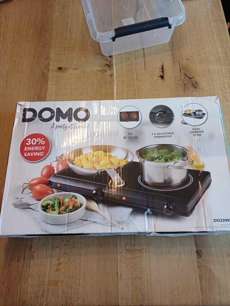 Domo DO339KP, Electroménager, Tables de cuisson, Enlèvement ou Envoi, Comme neuf, Électrique