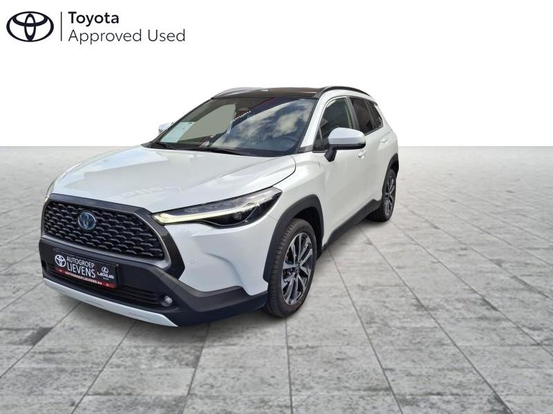 Toyota Corolla Cross 2.0 HYB STYLE + COMF PACK, Auto's, Toyota, Corolla Cross, Adaptive Cruise Control, Airbags, Bluetooth, Centrale vergrendeling