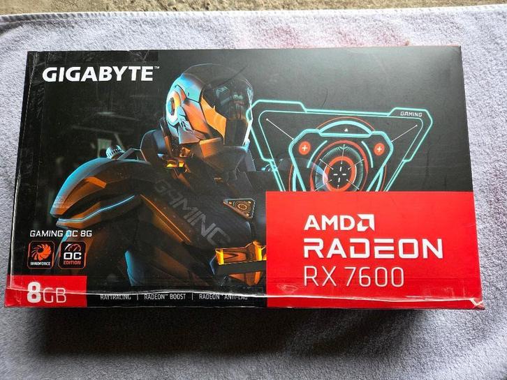 Gigabyte AMD Radeon RX 7600 Gaming OC 8GB – In topstaat, Computers en Software, Videokaarten, Zo goed als nieuw, AMD, PCI-Express 4.0