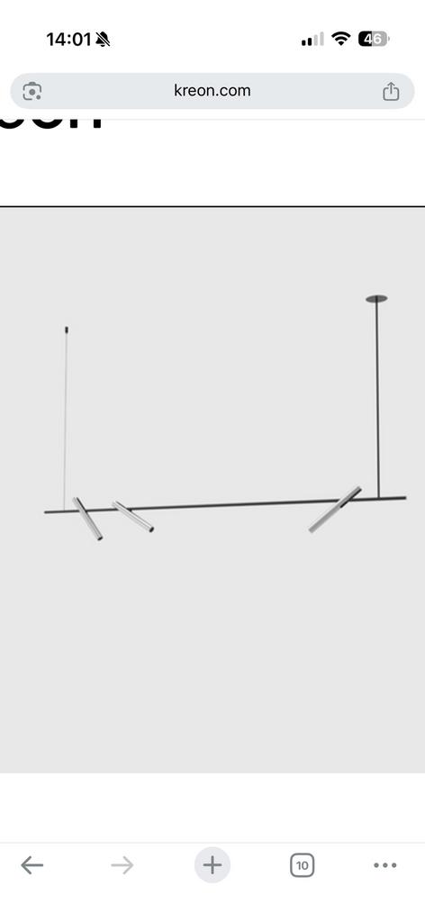 Hanglamp design kreon esprit, Ophalen, Zo goed als nieuw