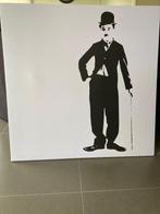 Canvas Charlie chaplin, Huis en Inrichting, Ophalen, Zo goed als nieuw