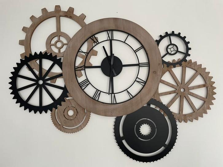 Horloge mural maison du monde, Huis en Inrichting, Woonaccessoires | Klokken, Zo goed als nieuw, Wandklok, Analoog, Ophalen