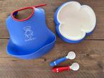 BABYBJÖRN : eetset (mag in vaatwasser) bord + slab + bestek, Kinderen en Baby's, Ophalen of Verzenden, Gebruikt, Overige typen