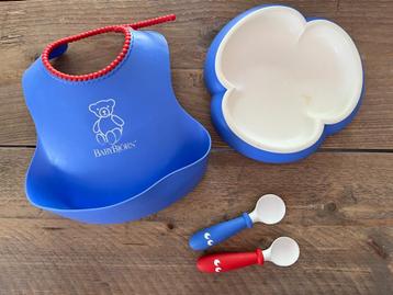 BABYBJÖRN : eetset (mag in vaatwasser) bord + slab + bestek beschikbaar voor biedingen