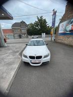 Bmw serie 3 e90, Auto's, Voorwielaandrijving, Zwart, Wit, Leder