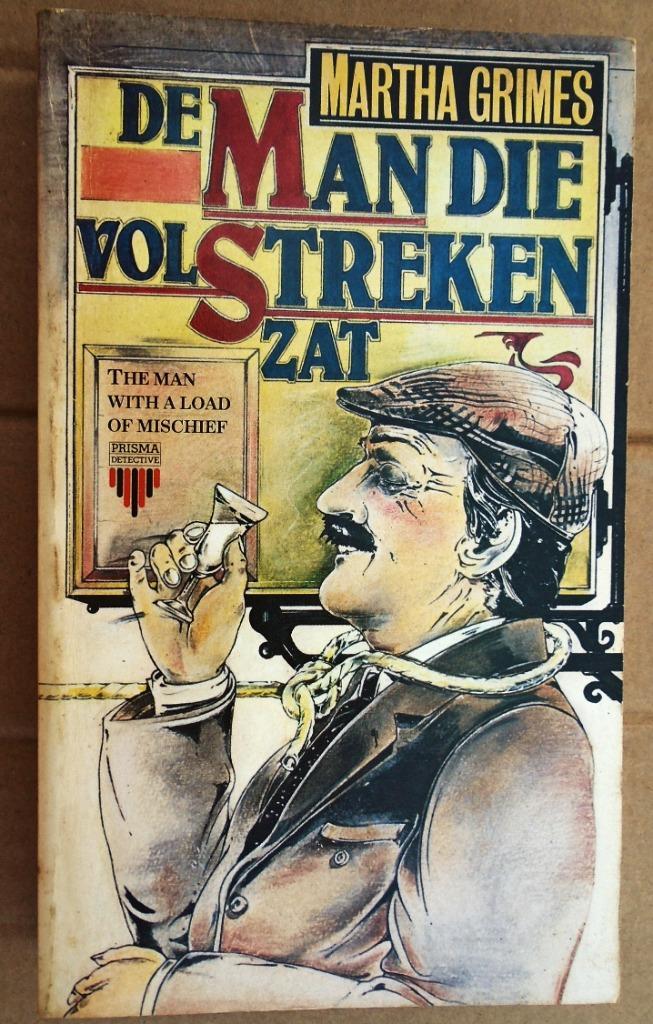 De man die vol streken zat - 1984 - Martha Grimes (1931), Livres, Policiers, Comme neuf, Enlèvement ou Envoi