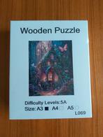 Houten puzzel met puzzelstukjes in leuke vormen en motieven, Ophalen of Verzenden, Nieuw
