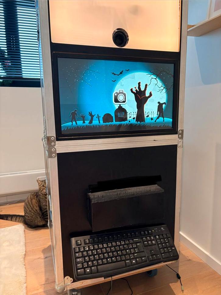 Photobooth te koop Flitspaal, Verzamelen, Foto-apparatuur en Filmapparatuur, Fototoestel, Ophalen