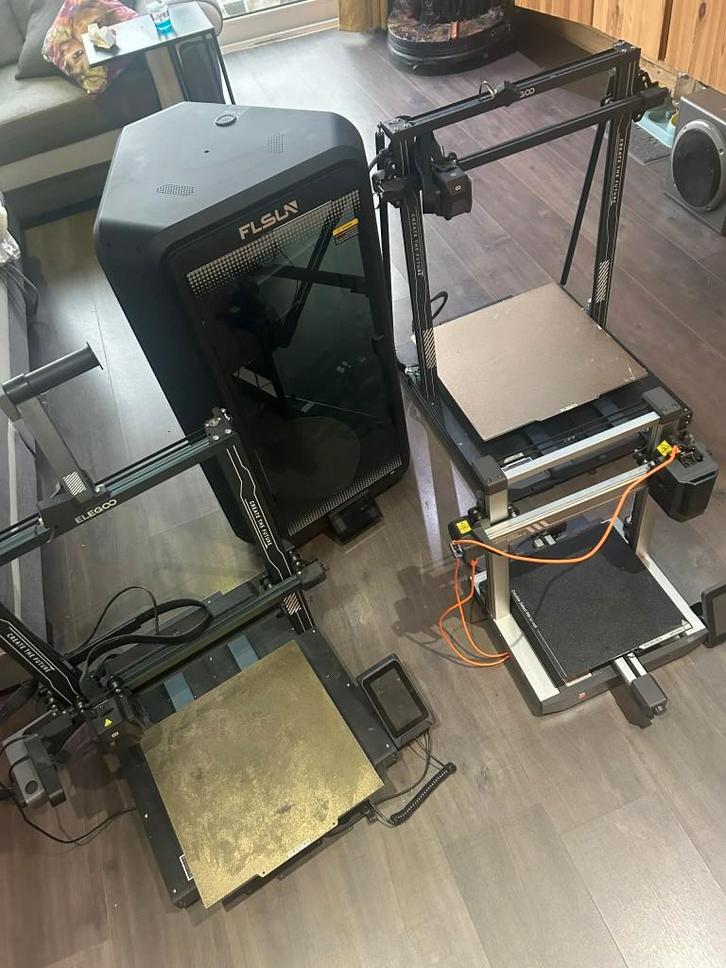 ️ Lot Imprimantes 3D – Anycubic / Flsun / Elegoo, Computers en Software, 3D Printers, Gebruikt, Ingebouwde Wi-Fi, Ophalen