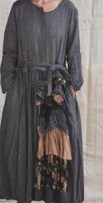 Les Ours/Collection AUTOMNE/HIVER Robe Champêtre LIN noir, Kleding | Dames, Maat 38/40 (M), Zwart, Nieuw, Ophalen of Verzenden