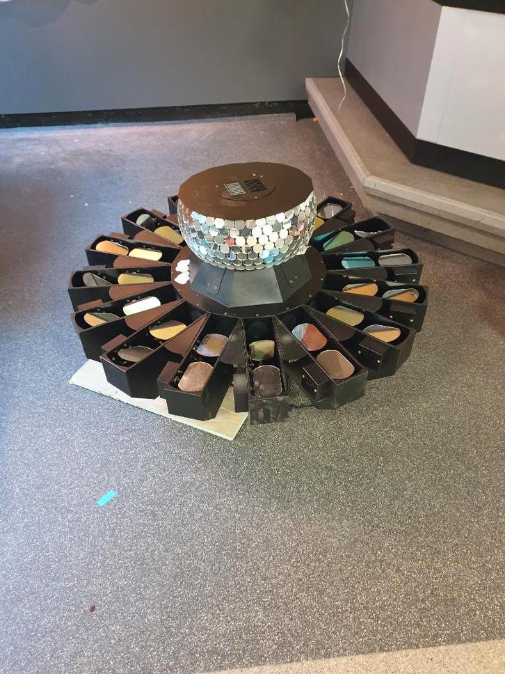 9 items: rook machine, laser, t-rex lampen, moving head enz, Musique & Instruments, Lumières & Lasers, Utilisé, Lumières, Commande sonore