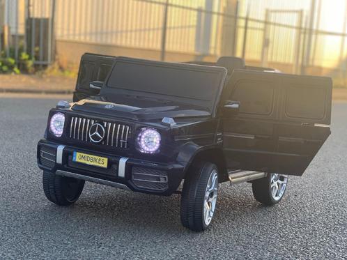 Mercedes G63 AMG 12v Metallic zwart Bluetooth / Afst. NIEU, Kinderen en Baby's, Speelgoed | Buiten | Accuvoertuigen, Nieuw, Ophalen of Verzenden